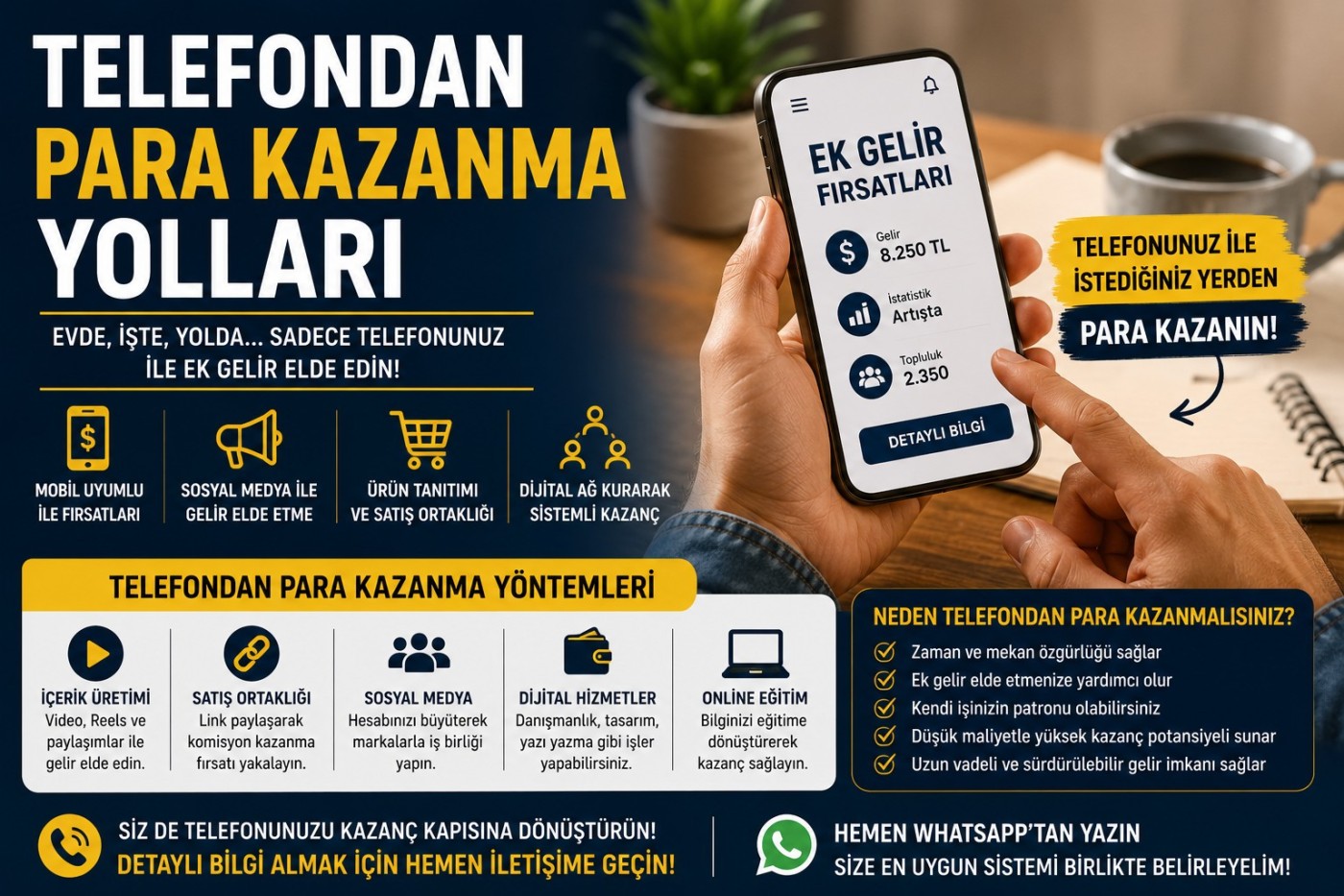 TELEFONDAN PARA KAZANMA YOLLARI